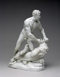 Figure of Hercules and Nemean Lion, c.1775